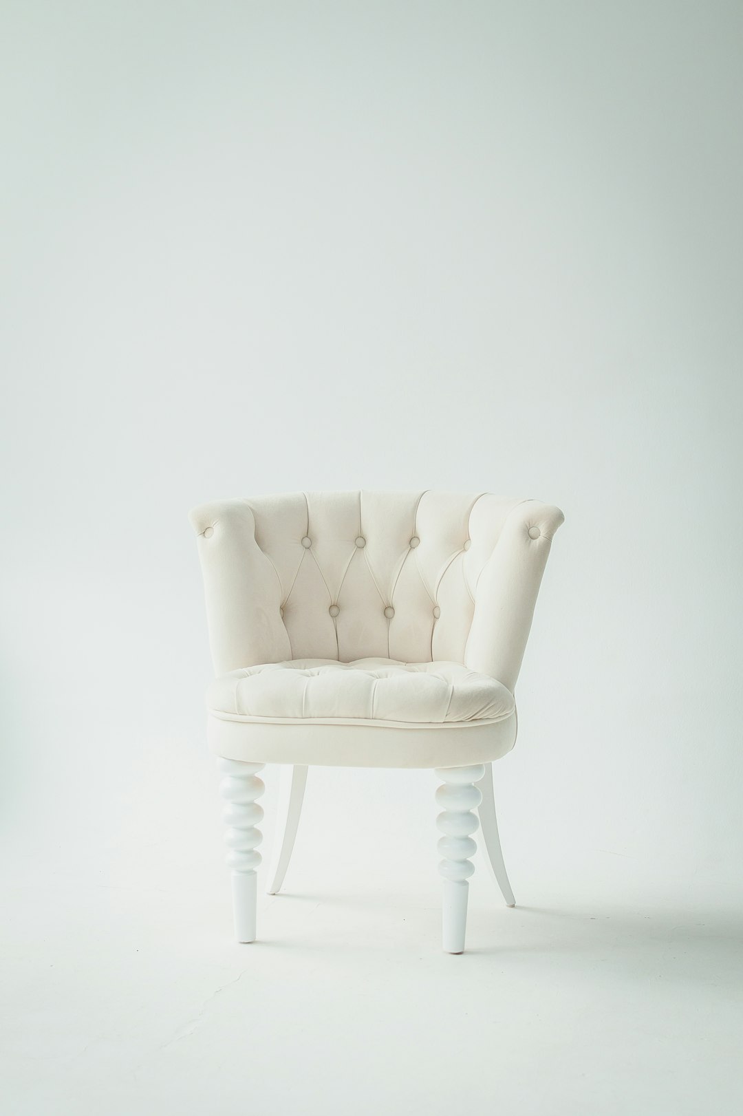 tufted white leather sofa chair armchair