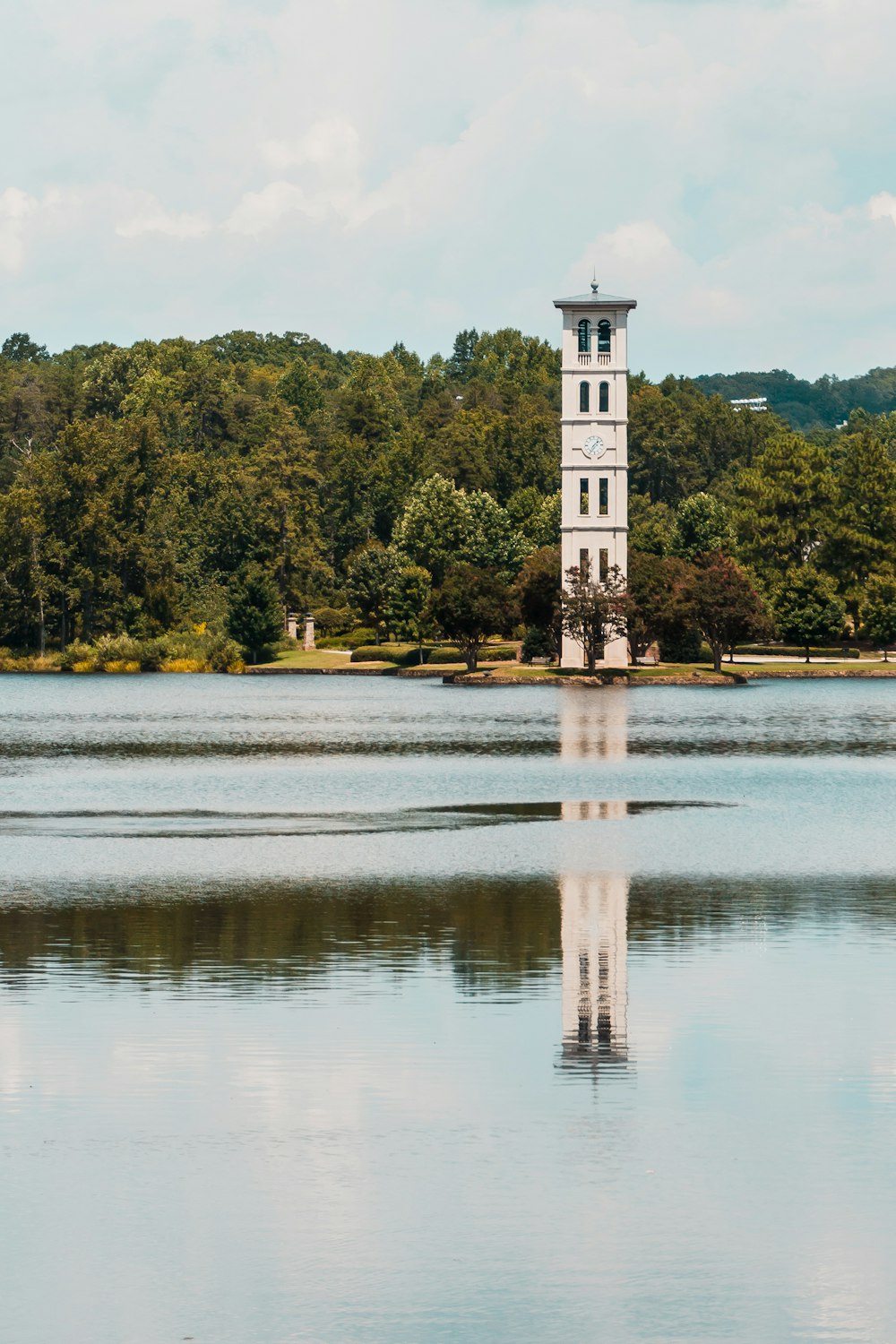 white concrete tower