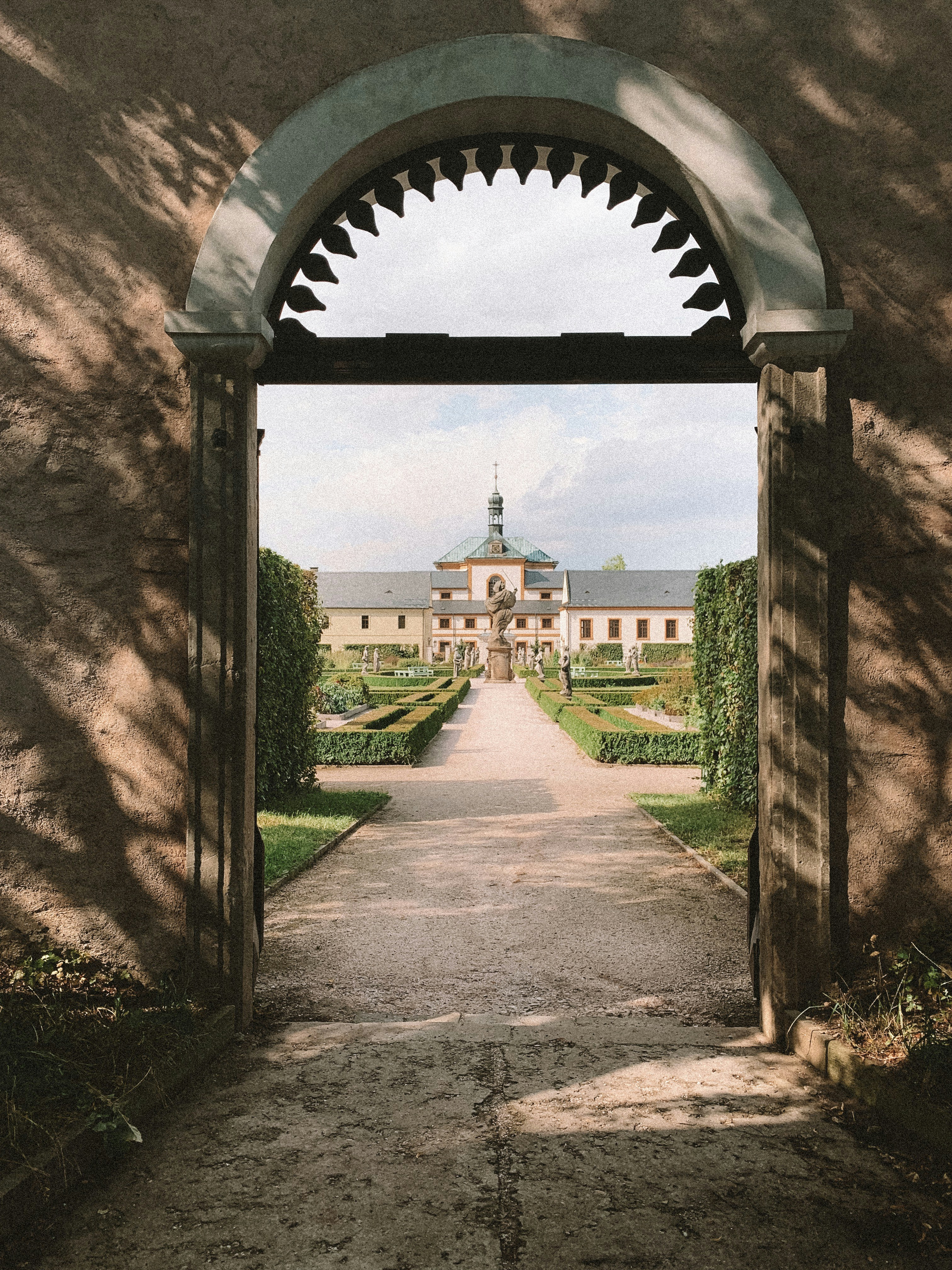 white concrete building