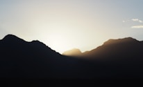An inspiring landscape showing a sunrise over mountains, symbolizing new beginnings and opportunities in business.