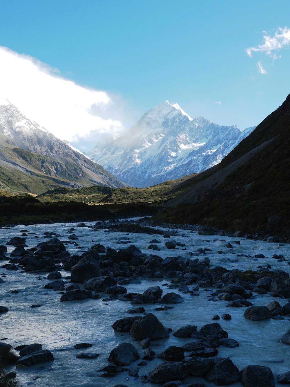 river near mountain