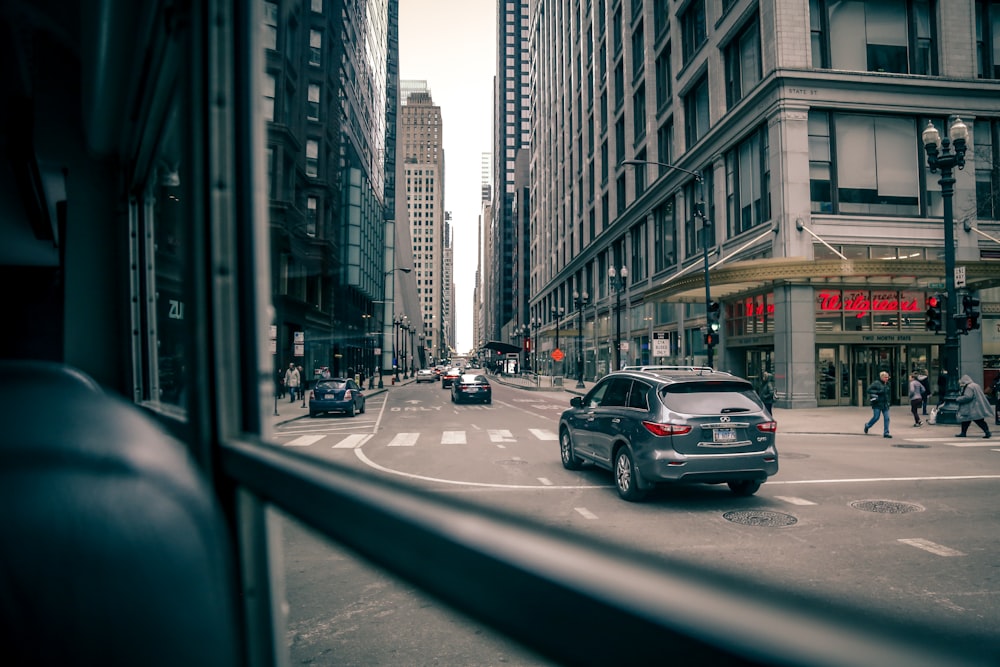 grey SUV on street during daytime