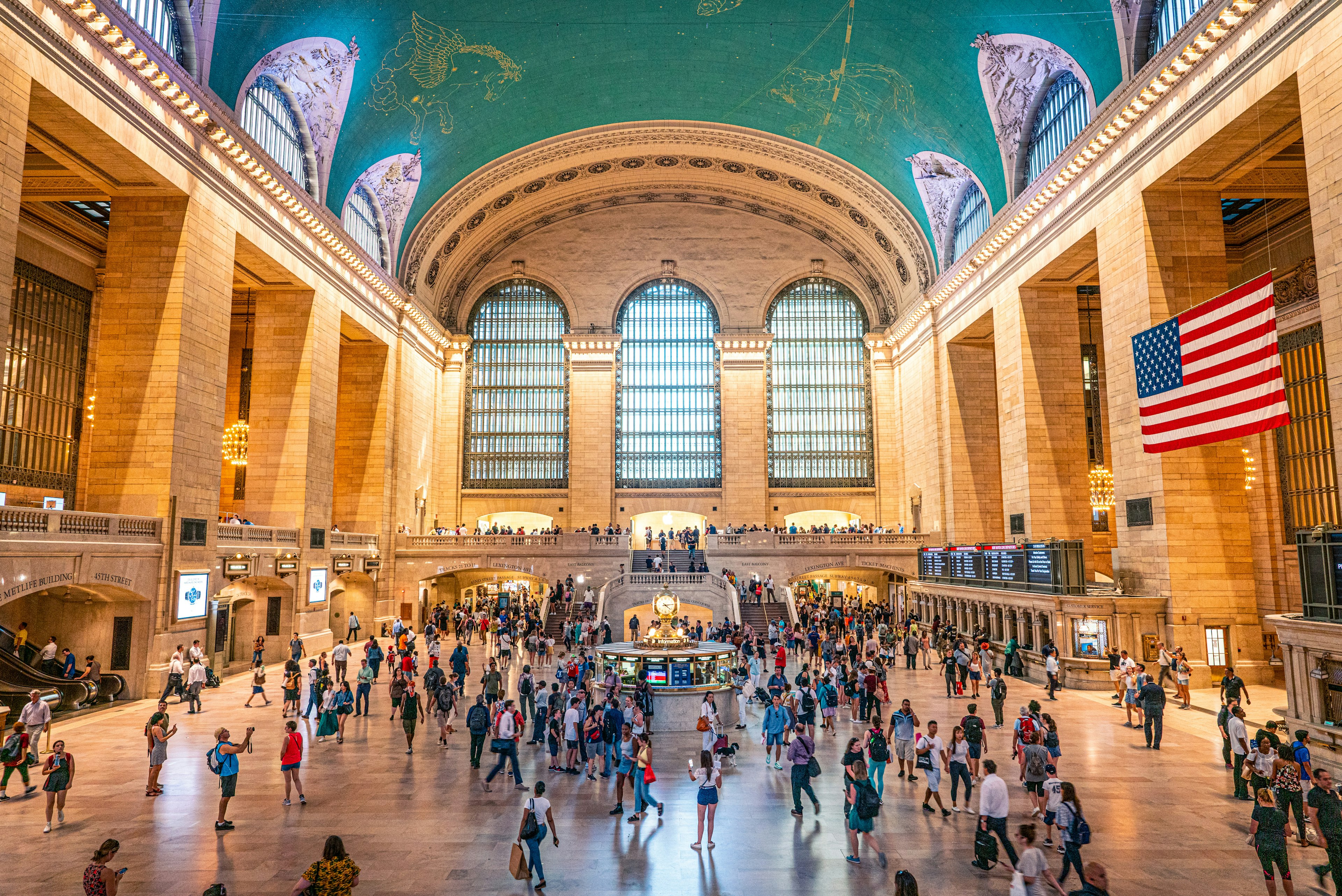 l'interno della Grand Central Terminal a New York, una delle cose da fare in città