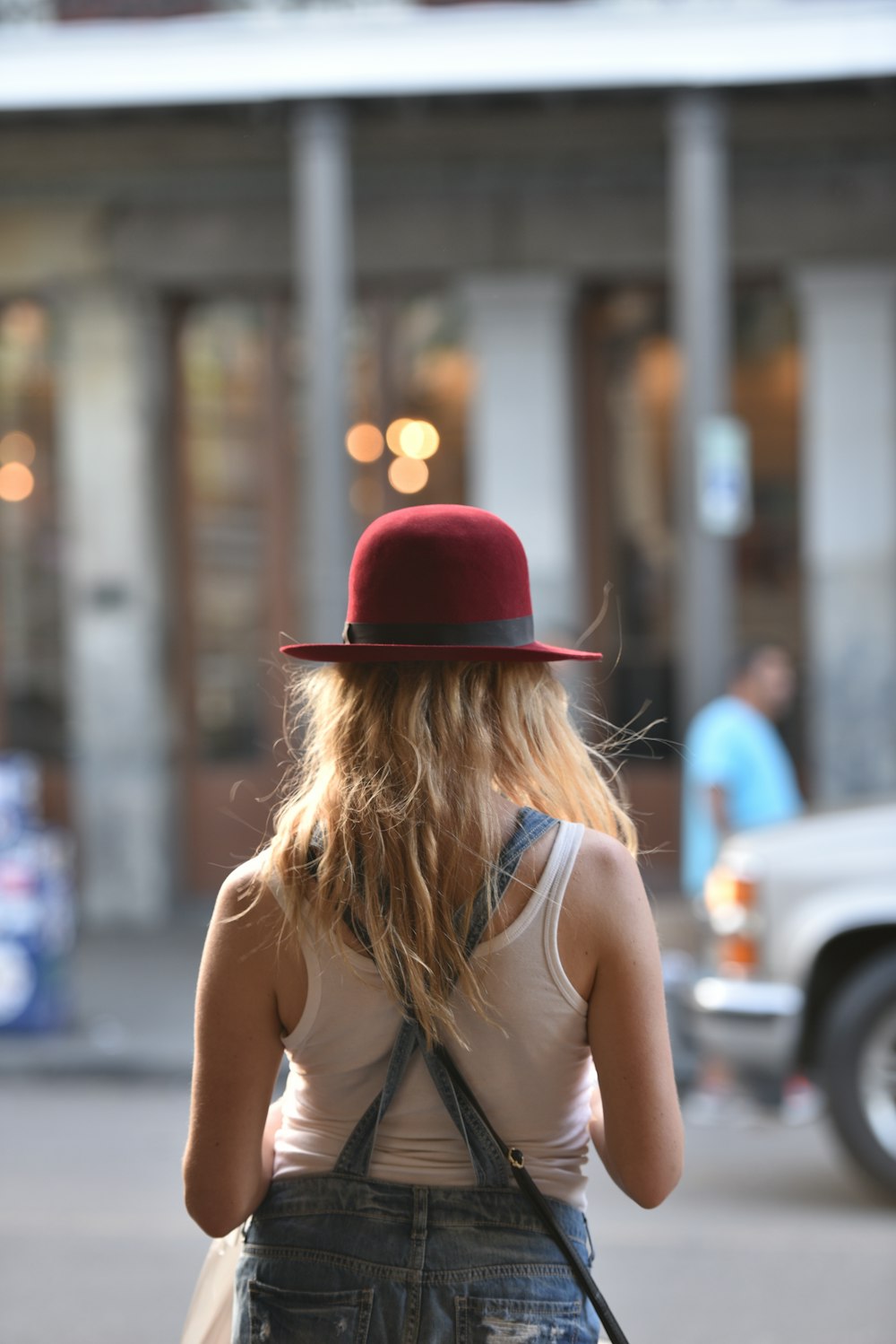 selective focus photography of woman