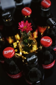 Coca-Cola soda bottles