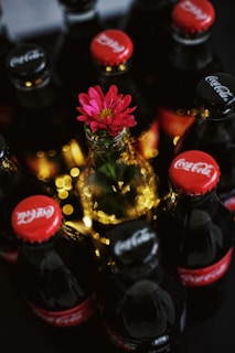 Coca-Cola soda bottles