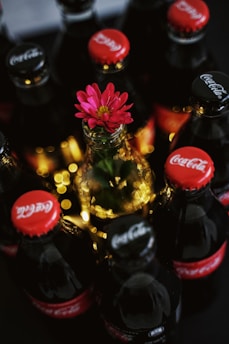 Coca-Cola soda bottles