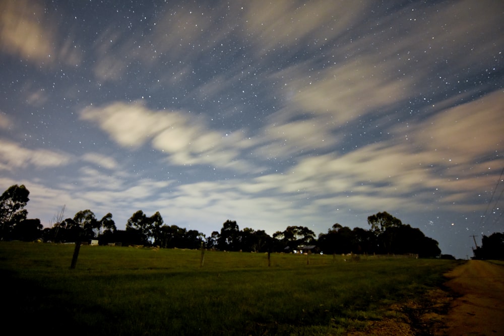 time-lapse photography of clouds moving in the sky