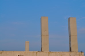 Close-up of signal antennas being installed on a terrace by Safe Tower 5G team.