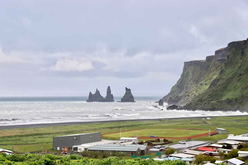 rock formation near cliff