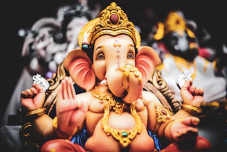 Ganesha Hindu Deity figurine