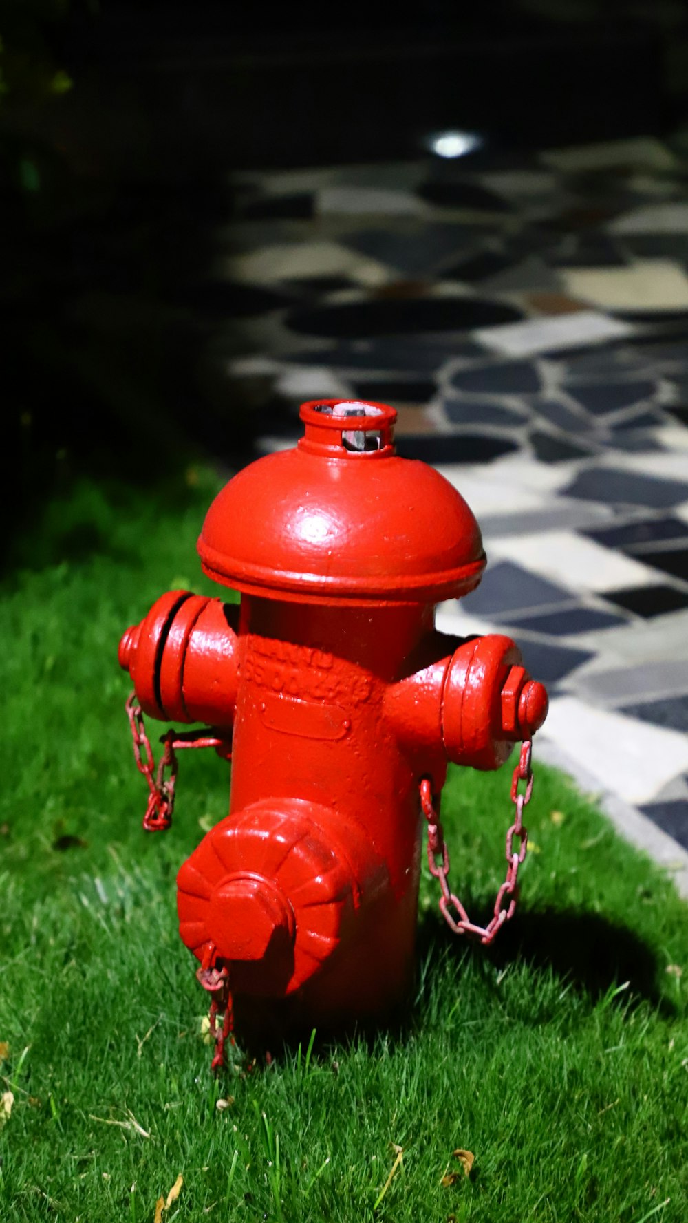 red metal fire hydrant