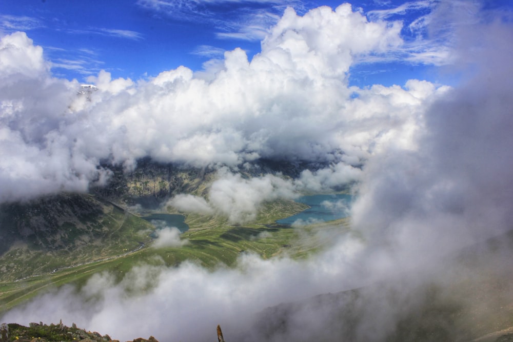 cloudy sky during daytime