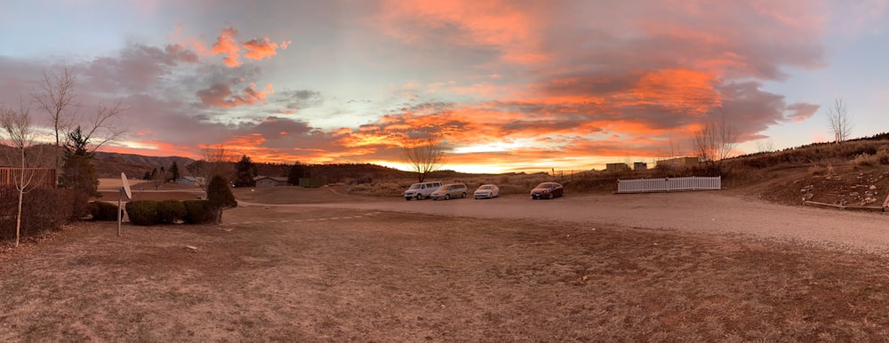 sunset and clouds