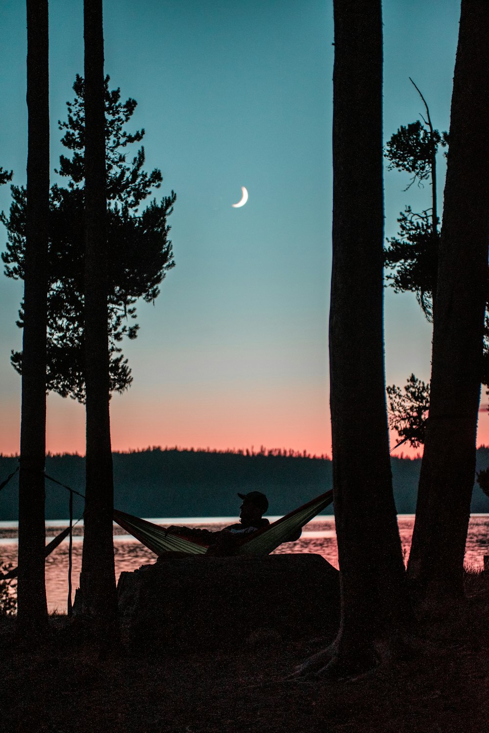 person on hammock