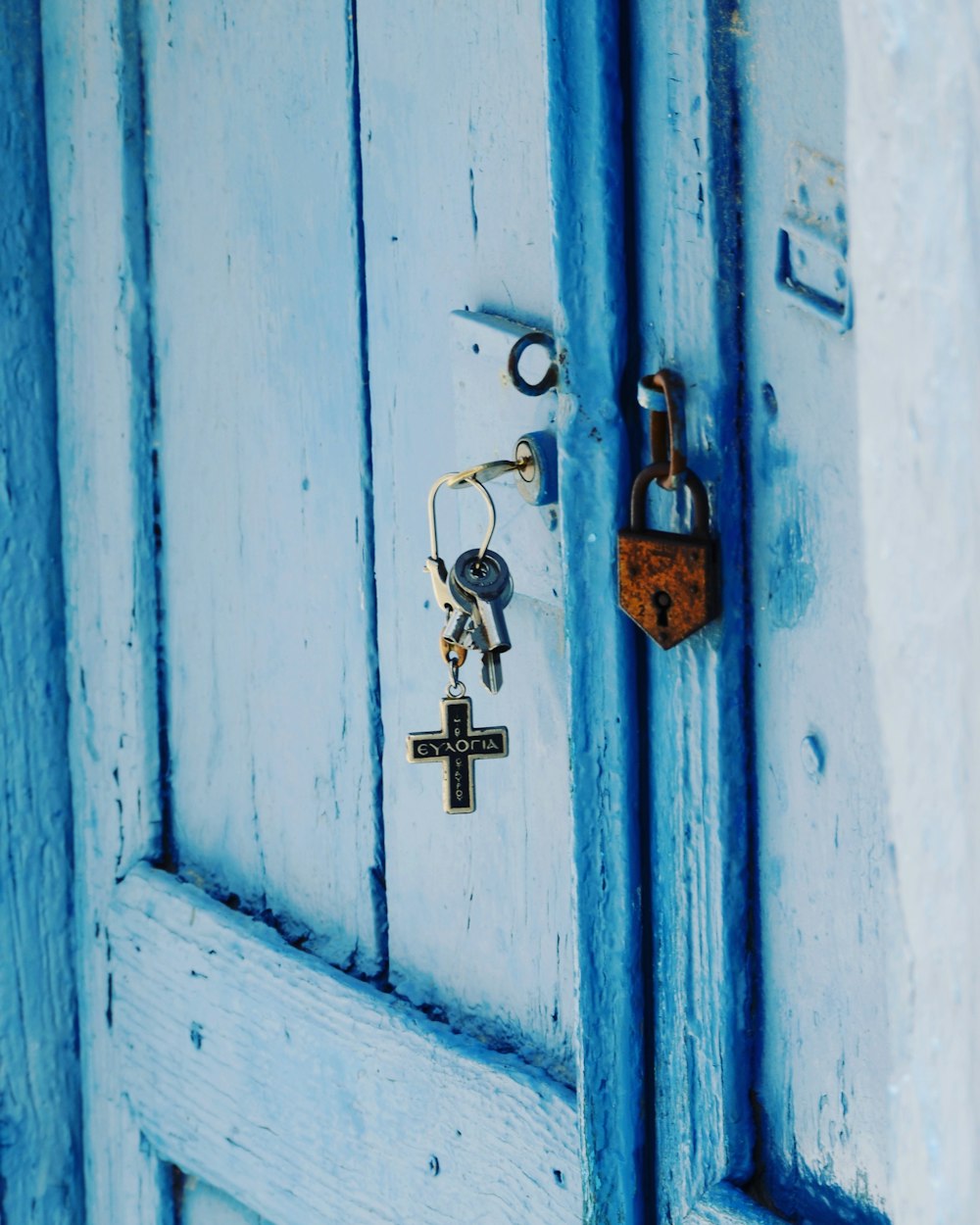 key on door