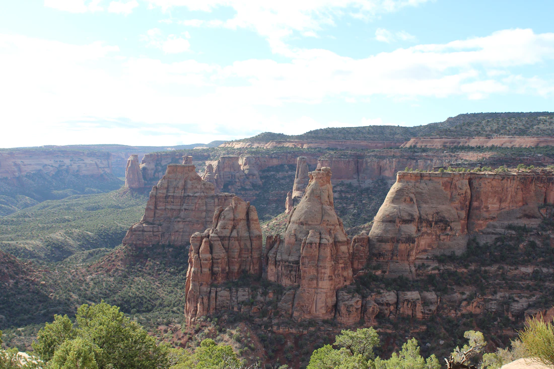 Red rock canyon at the Colorado National Monument
