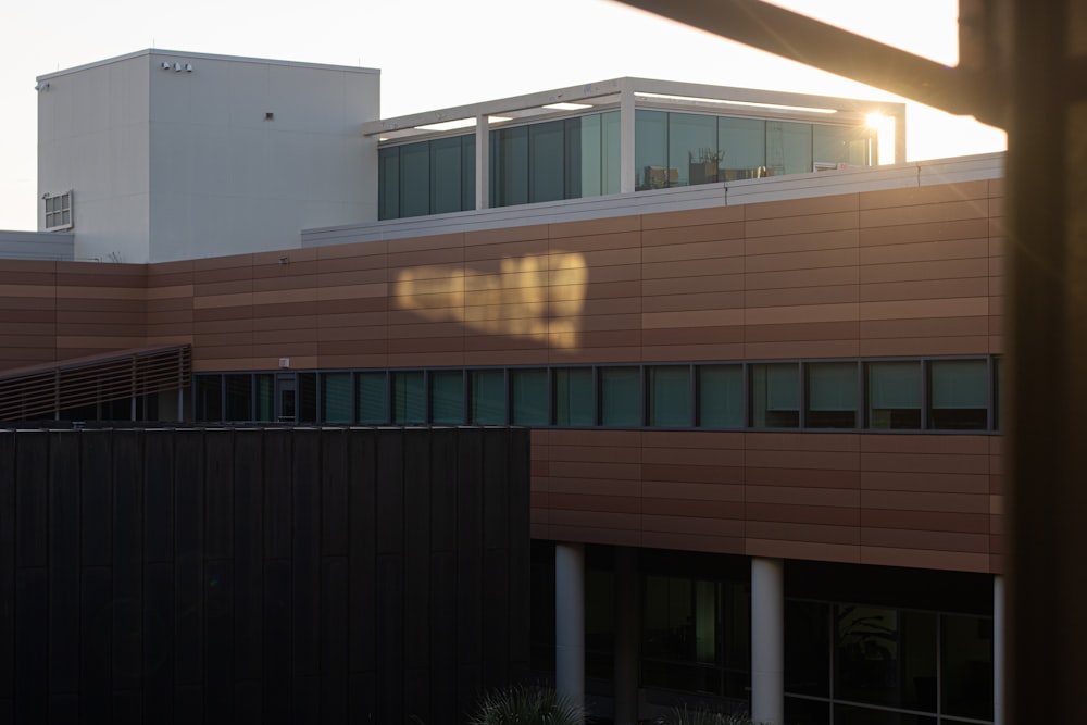 brown and white concrete building