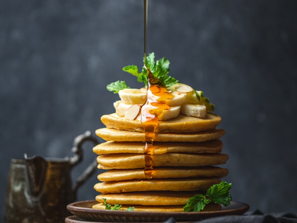 Dulce de Leche Banana Pancakes