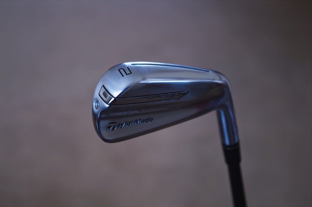 black and gray golf club