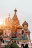 multicolored dome castle