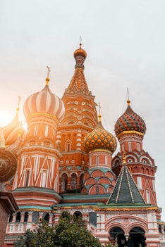 multicolored dome castle