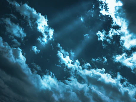 white clouds
