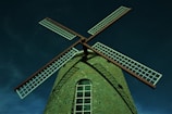 brown windmill
