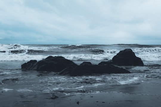 crashing waves in Gokarna India