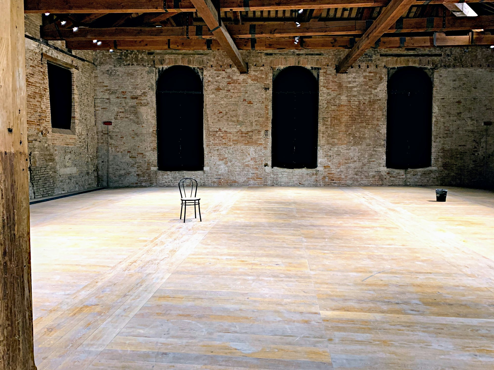 Empty room in Arsenale, Venice (Italy)