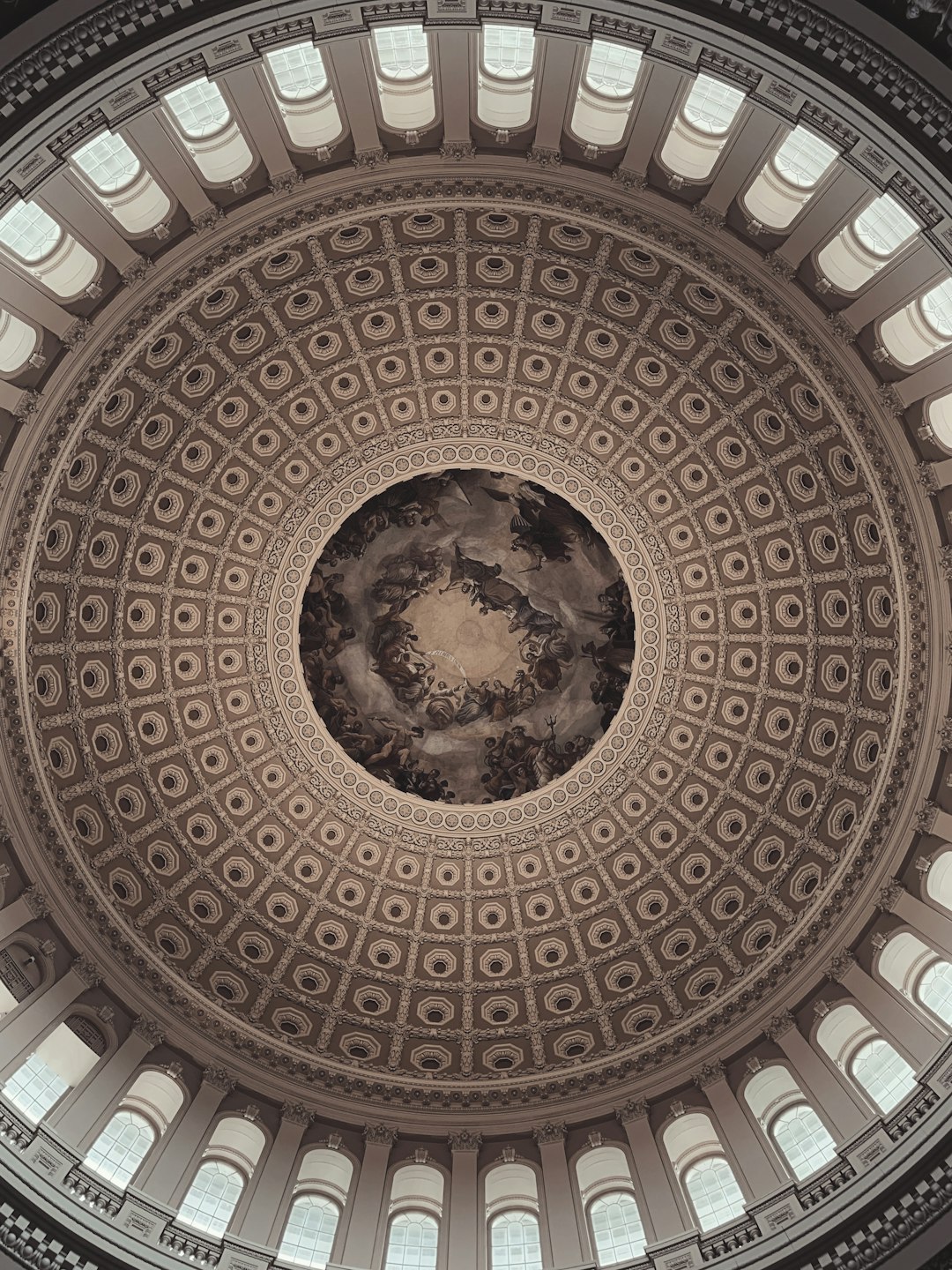 United States Capitol rotunda view