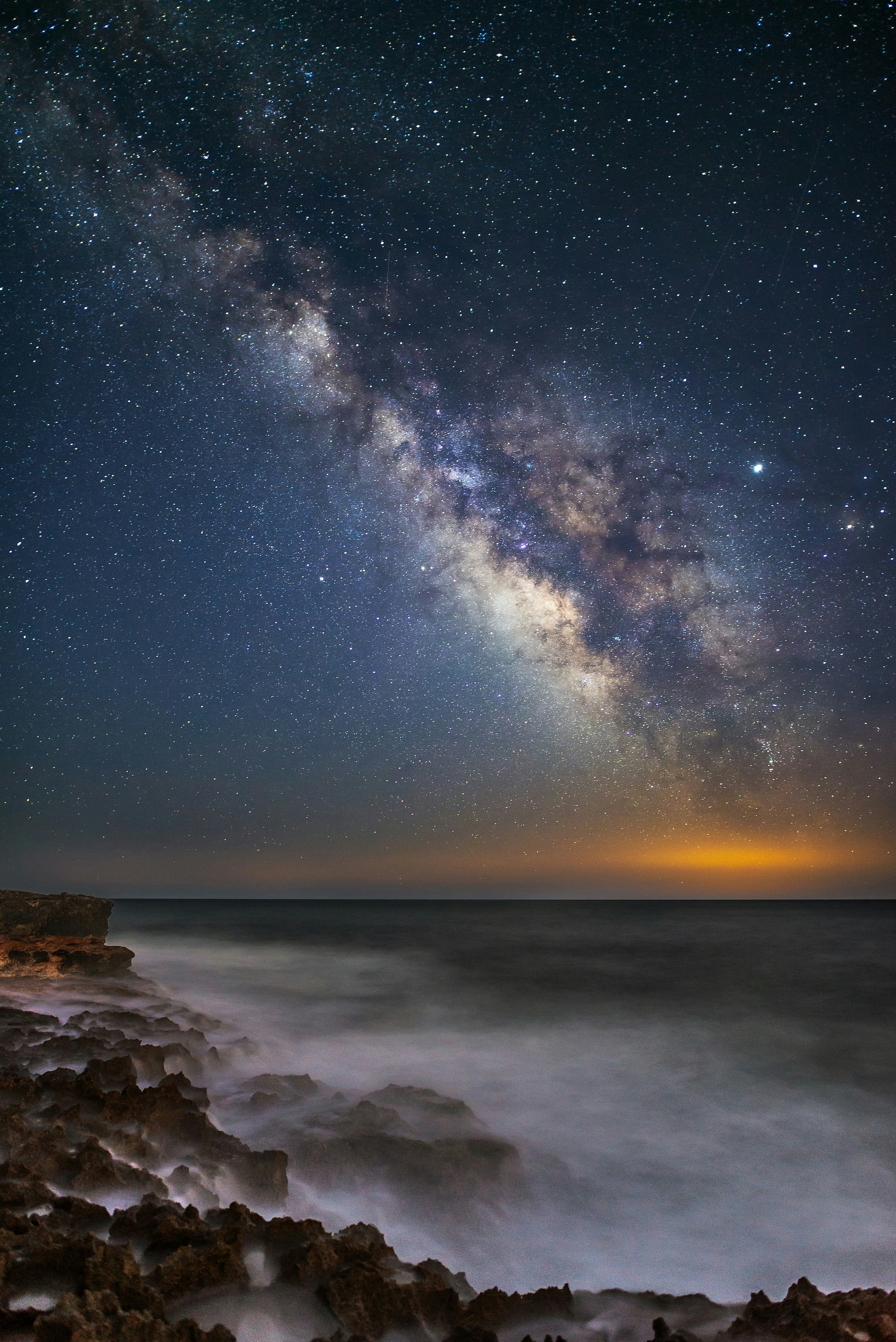 great photo recipe,how to photograph rocky seashore during starry night