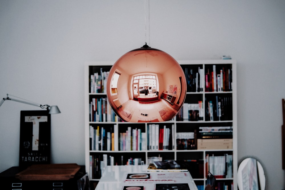 amber glass pendant lamp