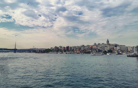 photography of building near sea in Bosphorus Turkey