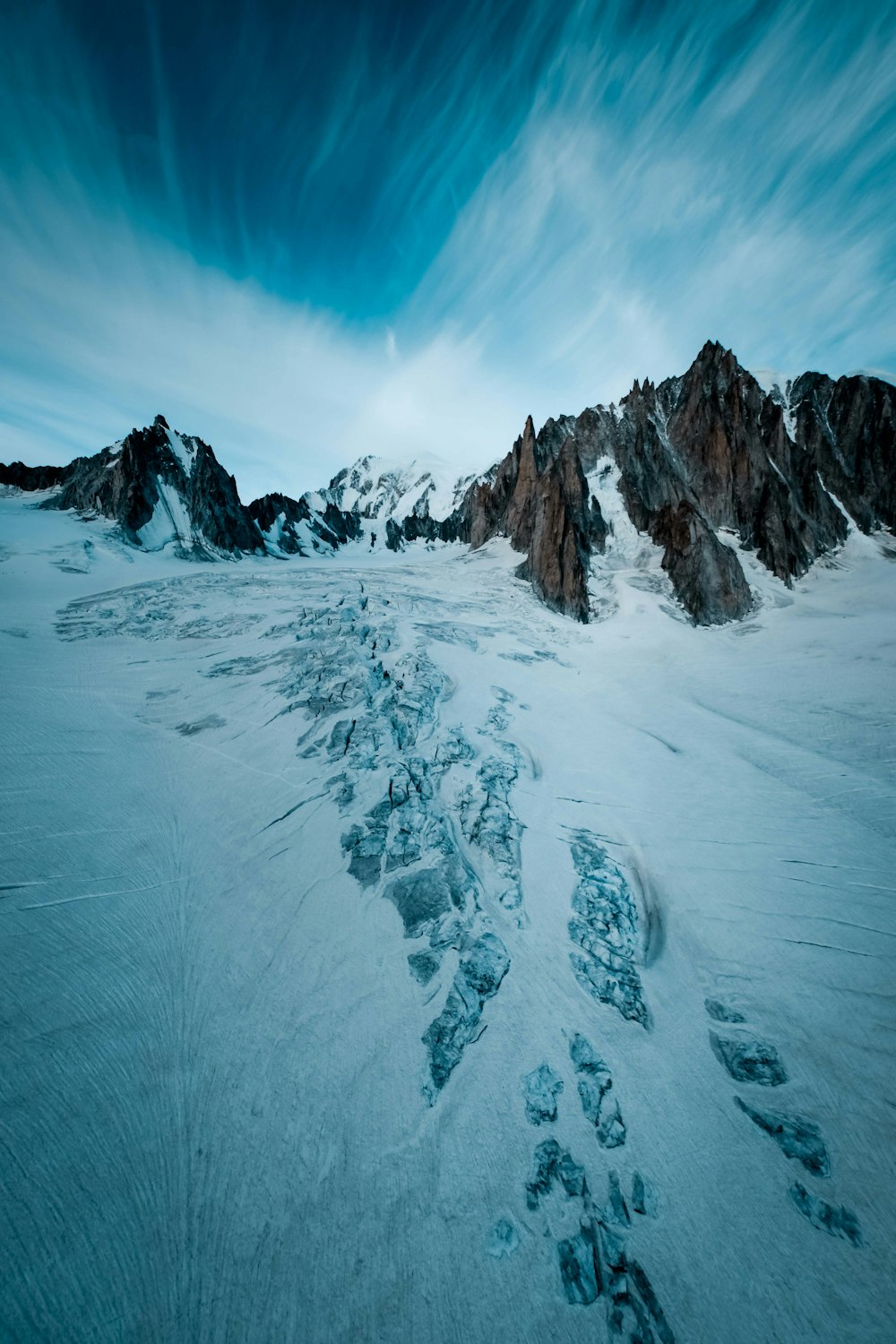 land covered in snow