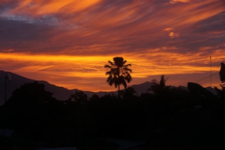 A vibrant sunset over Temecula Valley.