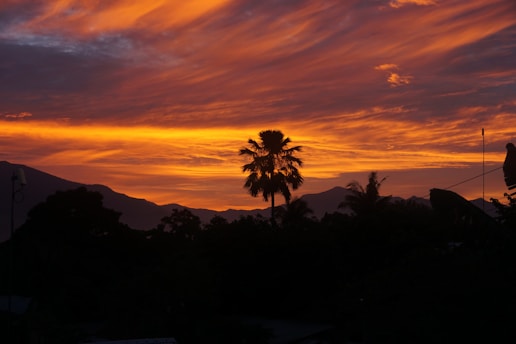 A vibrant sunset over Temecula Valley.