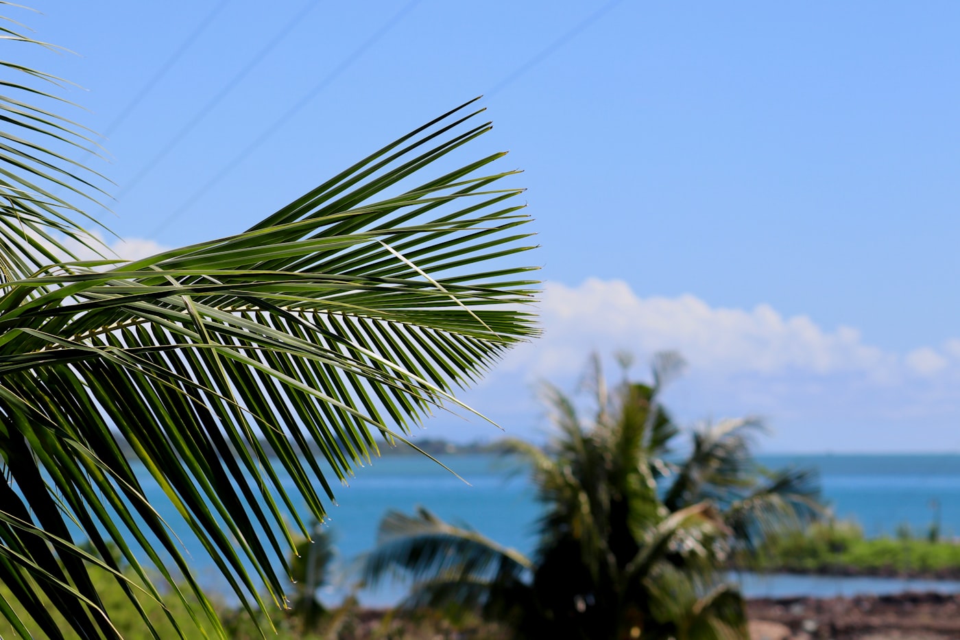 Tropical coastline of American Samoa