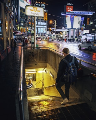 street photography,how to photograph subway ; man going subway