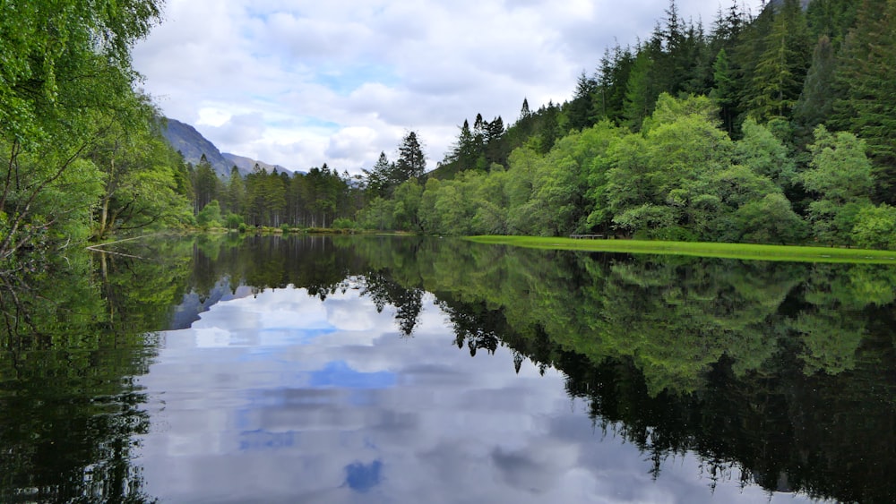 calm water at daytime