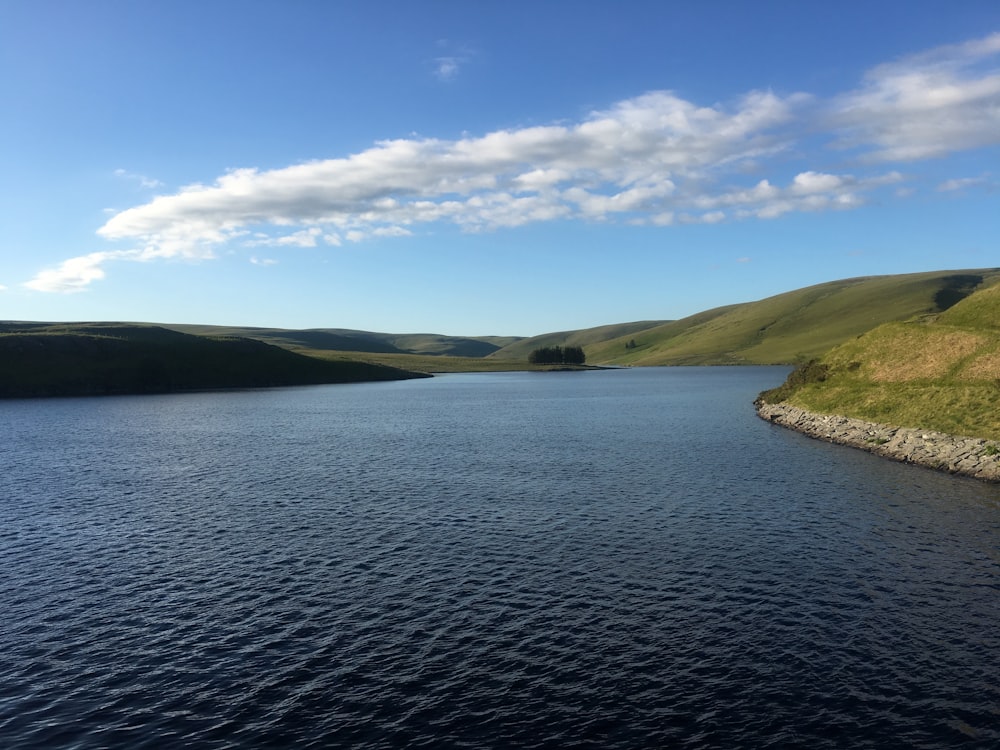 calm lake during daytime