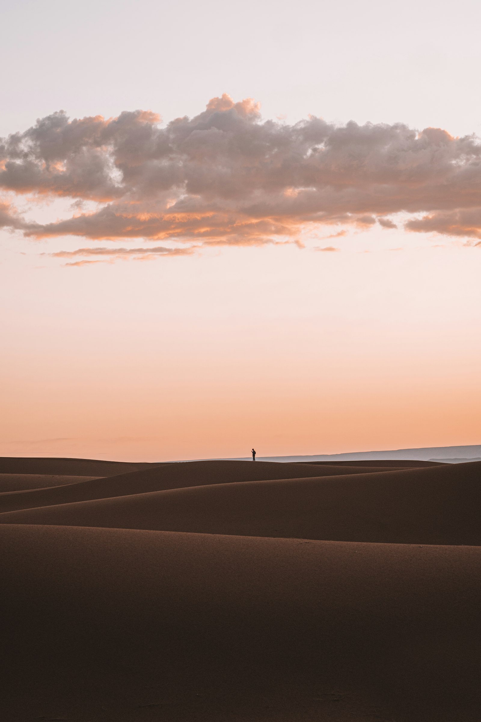 Sony a6300 + Sony FE 85mm F1.8 sample photo. Silhouette of person standing photography