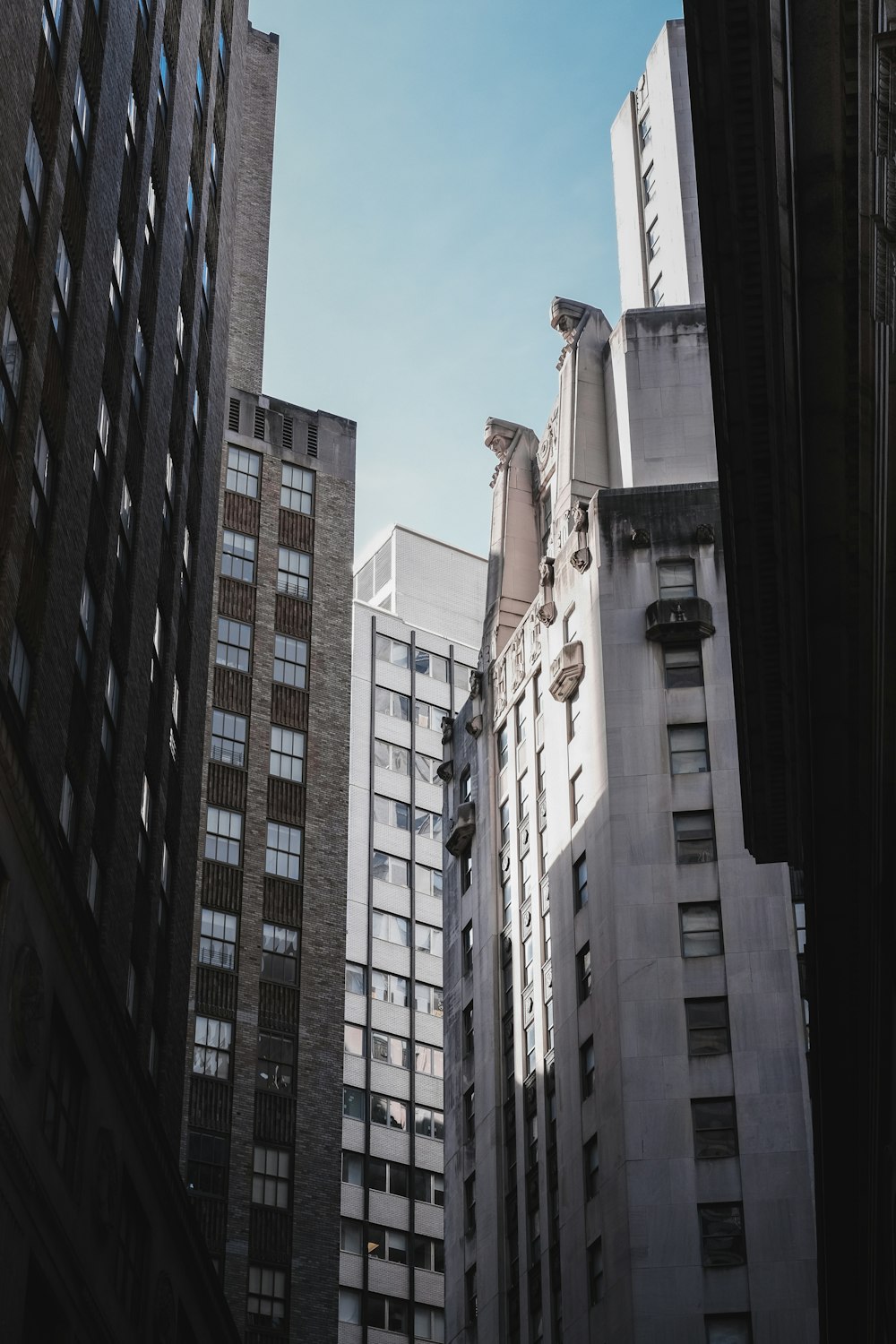 low angle photography of building structure