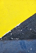 Close-up of detailed wall divisions and paint finishes
