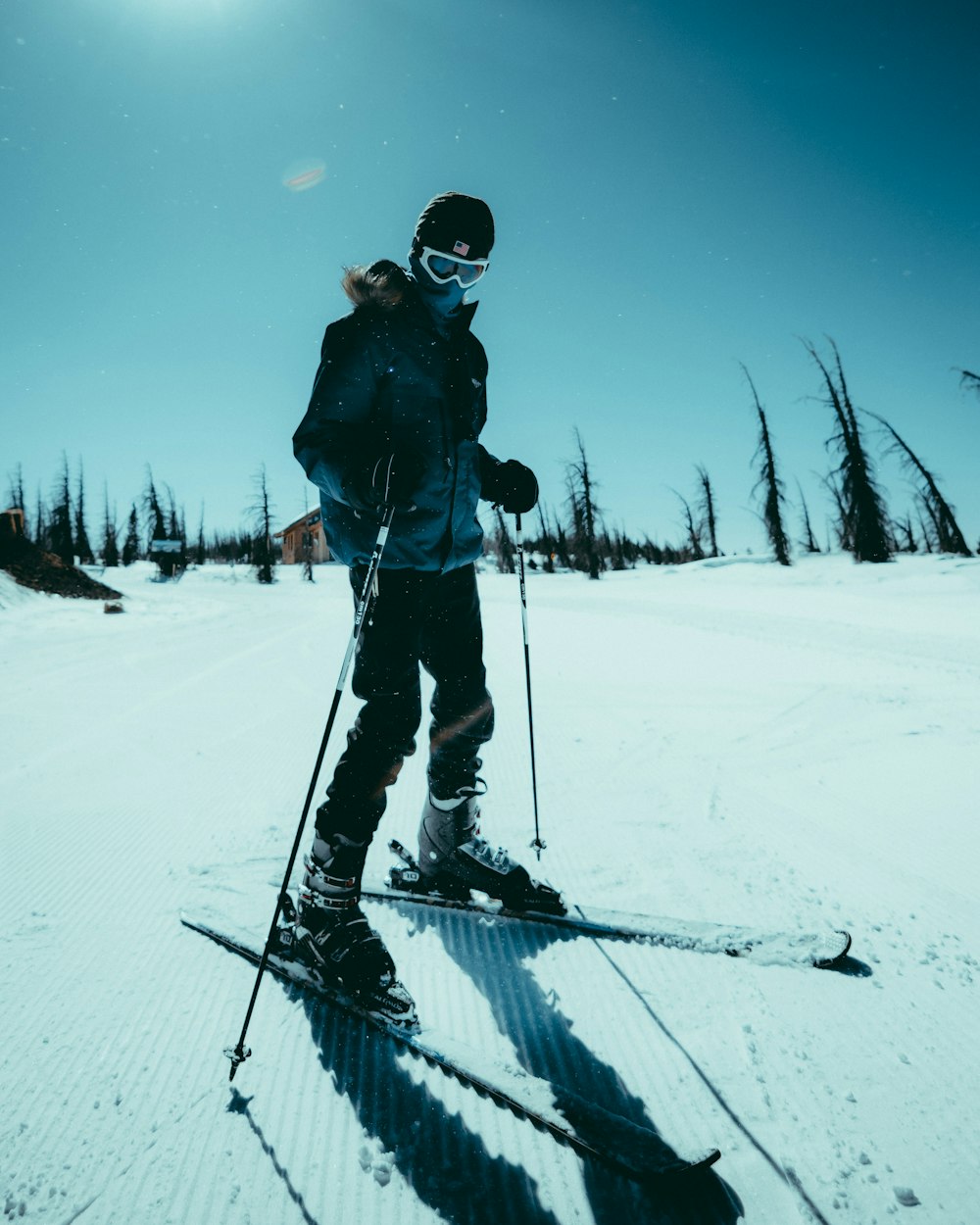 man in ski suit