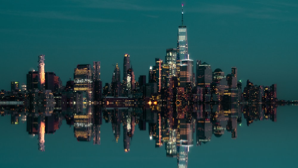 city buildings near body of water