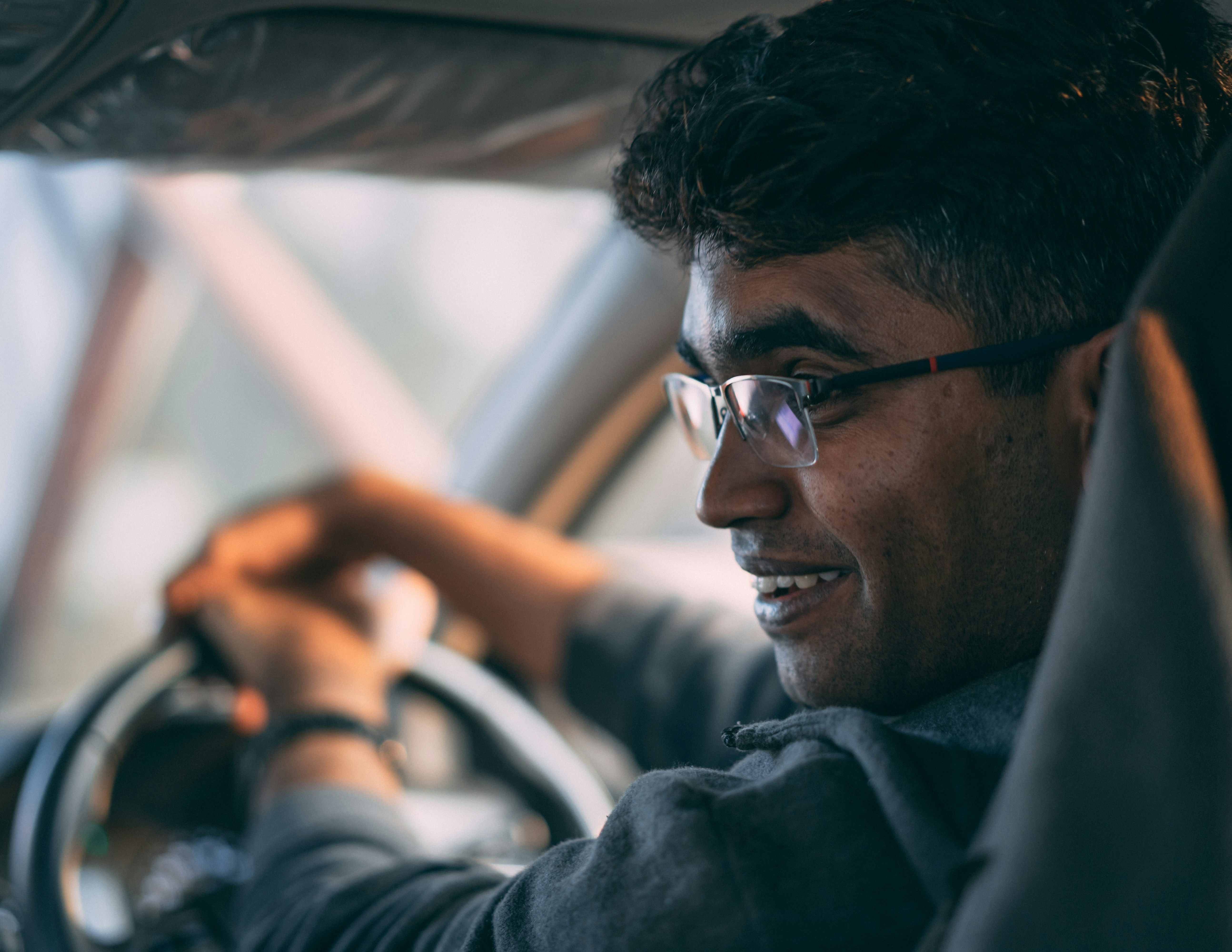 man wearing eyeglasses