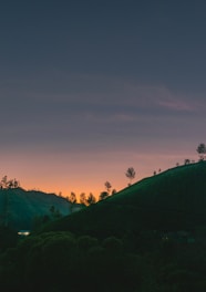 mountain during golden hour