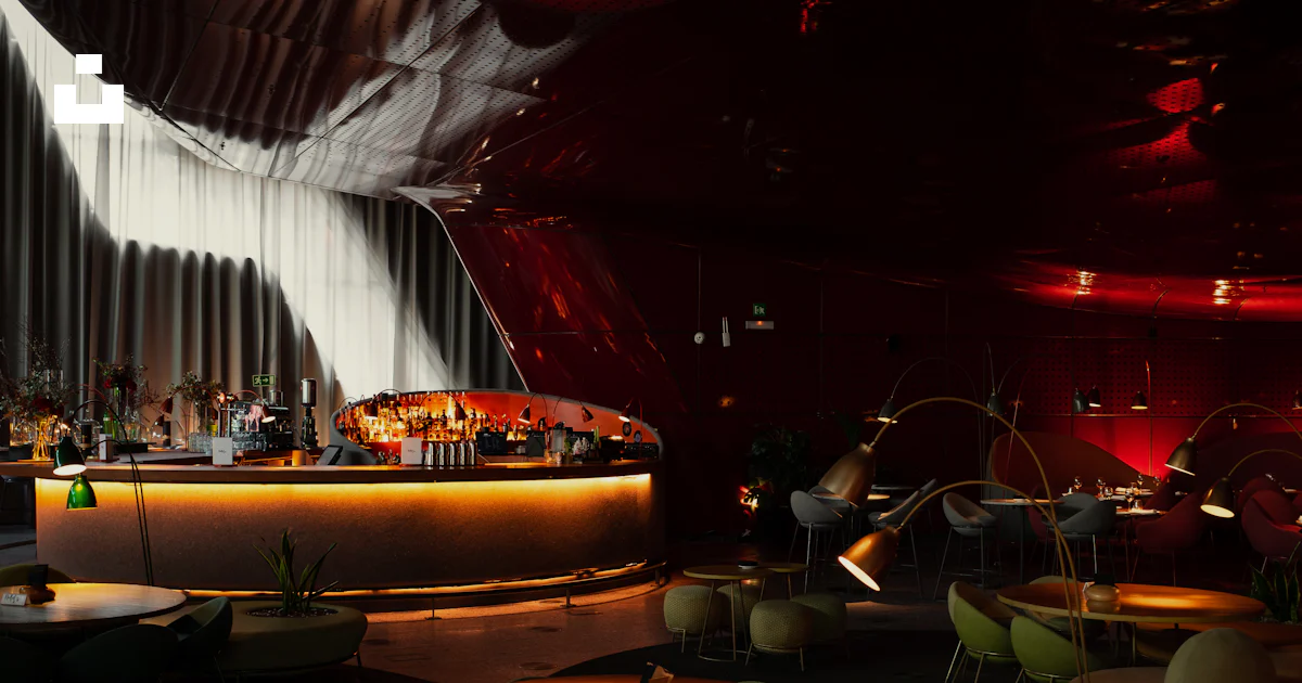 Red Pattern Restaurant Red and brown restaurant photo – Free Lighting Image on Unsplash