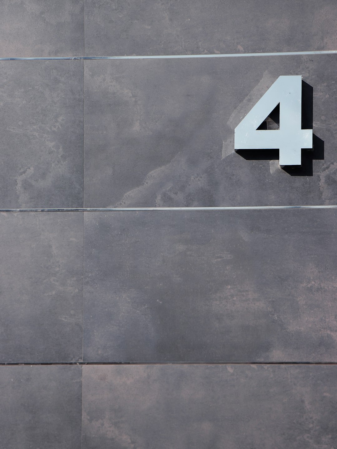 number cutout wall decor